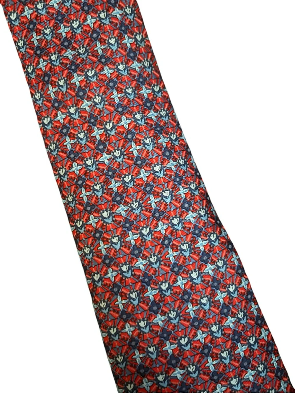 HERMÈS silk tie